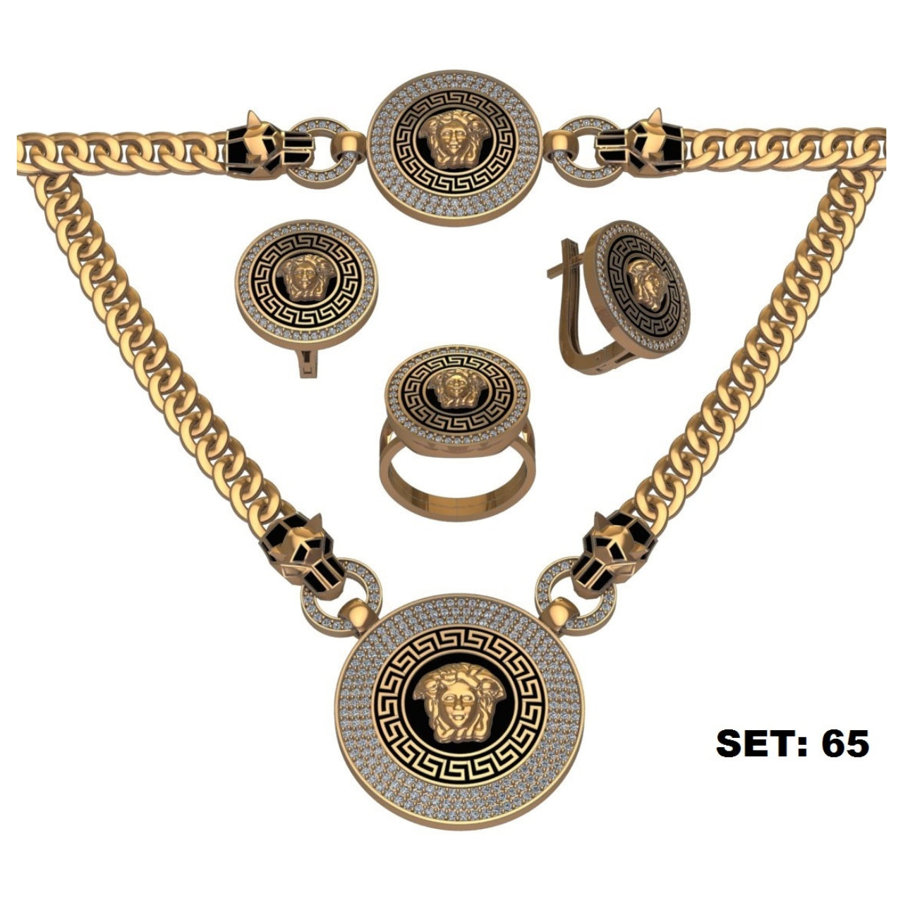 Versace jewelry set sales